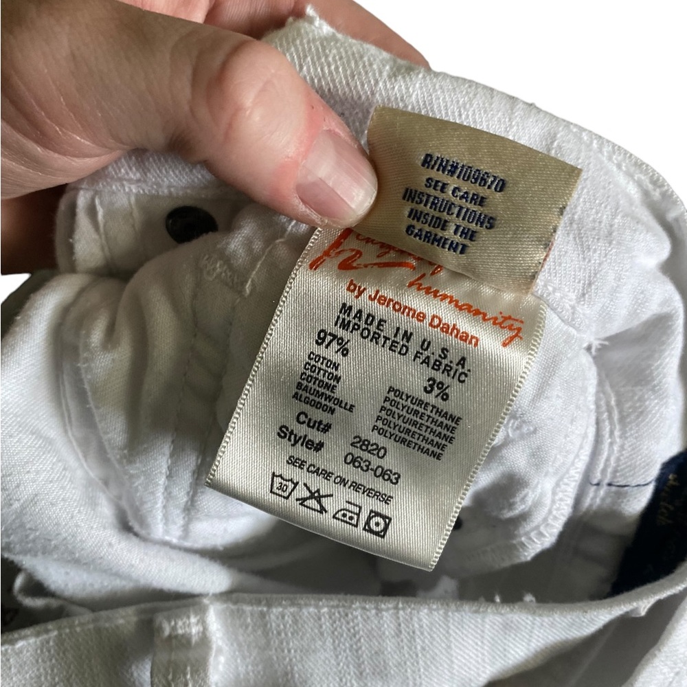 Citizens of Humanity | Size 24/XS white cropped Kelly jean - Picture 14 of 14